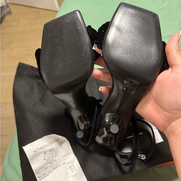 Alexander Wang Julie Scrunchie High Heel Sandals - Picture 3 of 6